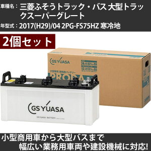 �J�[�o�b�e���[ �O�H�ӂ����g���b�N�E�o�X ��^�g���b�N�X�[�p�[�O���[�g 2017(H29)/04 2PG-FS75HZ ����n 10700cc GS���A�T PRX-130F51×2�� PRODA X �Ɩ��p�ԗ� �y��^�����i�z�yH31006�z