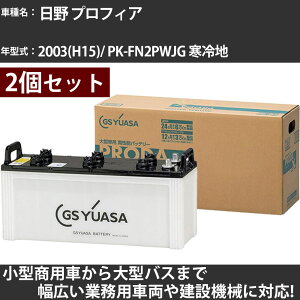 �J�[�o�b�e���[ ���� �v���t�B�A 2003(H15)/ PK-FN2PWJG ����n 10500cc GS���A�T PRX-170F51×2�� PRODA X �Ɩ��p�ԗ� �y��^�����i�z�yH31006�z