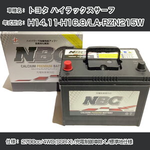 g^ nCbNXT[t H14.11-H16.8/LA-RZN215W 2700cc/4WD(SSR-X)/[dԏ/Wndl KQl NBCv~A 90D23LJ[obe[ J[eiX Ԍ ԗpiyH41001z