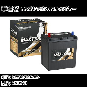 XYL SR XeBO[ 2012(H24).09-/MH34S 660cc/4WD ISS WnEn obe[ KQl }bNXg[ MAXTORM GOLD-ISS M-55R(B20R) J[eiX Ԍ ԗpi yH41001z