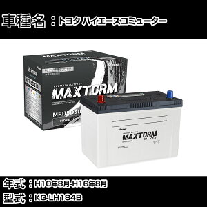 �g���^ �n�C�G�[�X�R�~���[�^�[ H10�N8��-H16�N8�� KG-LH184B 3000cc/�X�[�p�[�����O/�[�d����V�X�e�����ڎԏ���/�W���n�d�l�� �o�b�e���[ �K���Q�l �}�b�N�X�g�[�� MAXTORM SILVER MF115D31R �J�[�����e