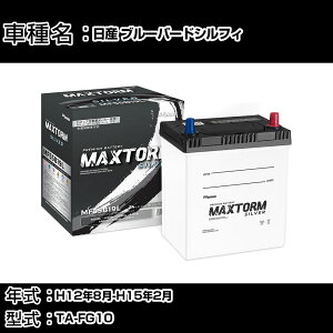���Y �u���[�o�[�h�V���t�B H12�N8��-H15�N2�� TA-FG10 1500cc/�[�d����V�X�e�����ڎԏ���/�W���n�d�l�� �o�b�e���[ �K���Q�l �}�b�N�X�g�[�� MAXTORM SILVER MF55B19L �J�[�����e�i���X �Ԍ����� ������