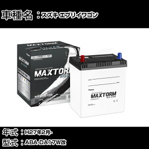 XYL GuCS H27N2- ABA-DA17W 660cc/Ԃړ/[dVXeڎ/ndl obe[ KQl }bNXg[ MAXTORM SILVER MF55B19R J[eiX Ԍ 