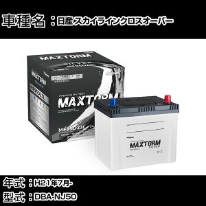 Y XJCCNXI[o[ H21N7- DBA-NJ50 3700cc/4WD/[dVXeڎ/ndl obe[ KQl }bNXg[ MAXTORM SILVER MF95D23L J[eiX Ԍ 