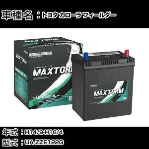 �g���^ �J���[�� �t�B�[���_�[ H14/9-H16/4 UA-ZZE122G 1800cc/�W���n�d�l�� �J�[�o�b�e���[ �K���Q�l �}�b�N�X�g�[�� MAXTORM SMF(�V�[���h) SMF44B19L �J�[�����e�i���X �Ԍ����� �����ԗp�i �yH41001�z