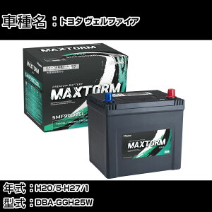 g^ Ft@CA H20/5-H27/1 DBA-GGH25W 3500cc/4WD/TChtgAbv/[d/ndl J[obe[ KQl }bNXg[ MAXTORM SMF(V[h) SMF90D26L J[eiX Ԍ