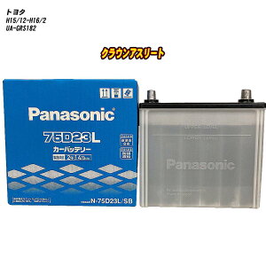 �y �g���^ �N���E���A�X���[�g �z GRS182 H15/12-H16/2 �W���n�d�l�� �o�b�e���[ �p�i�\�j�b�N SB�V���[�Y N-75D23L/SB �yH04006�z