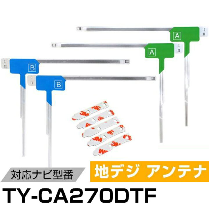 楽天市場】パナソニック TY-CA270DTF 対応 L字カーアンテナ 端子テープ 