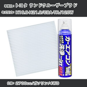 g^ hN[U[vh H16.8-H21.9/CBA-TRJ120WΉ J[GARtbVLbg J[GARtB^[&J[GAR܃Zbg N[tB^[ Go|[^[N[i[ 