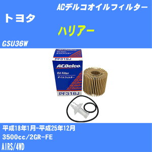 y10Zbgzg^ nA[ ICtB^[ GSU36W H18.1-H25.12 2GR-FE ACfR PF316J ICGg yH04006z