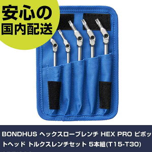 BONDHUS �w�b�N�X���[�u�����` HEX PRO �s�{�b�g�w�b�h �g���N�X�����`�Z�b�g 5�{�g(T15-T30) SP5IC19 ���ƍH�� �h���C�o�[�E�Z�p�_�����` �w�b�N�X���[�u�����` �Ɩ��p �v���d�l ��ƌ���
