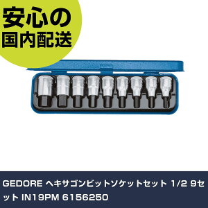 GEDORE �w�L�T�S���r�b�g�\�P�b�g�Z�b�g 1/2 9�Z�b�g IN19PM 6156250 ���ƍH�� �\�P�b�g�����` �w�L�T�S���\�P�b�g �Ɩ��p �v���d�l ��ƌ��� �@�l���� �H��