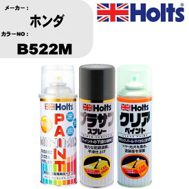 【P5倍 6/11(火)1:59まで】 車 塗装 スプレー ホンダ B522M ペイントスプレー+プラサフグレー(MH11503)+クリア(MH11604)セット カラースプレー ホルツ MINMIX ミニミックス オーダーカラー 補修 カーペイント【TU&SP】 車 傷消し キズ 直し 自分 で