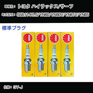 �g���^ �n�C���b�N�X/�T�[�t YN60/YN60V/YN61V/YN65 �X�p�[�N�v���O NGK S58.11-H1.5 �W���v���O BP5EY �yH04006�z