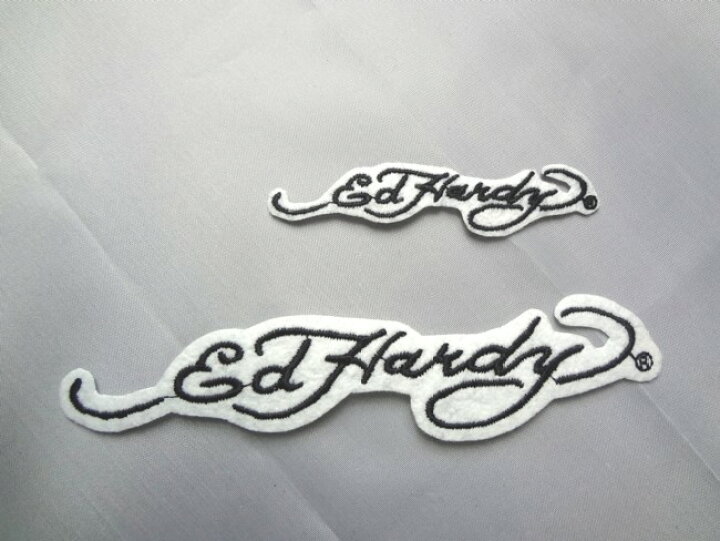 楽天市場】エドハーディー ワッペン□ED HARDY□ED HARDY ロゴ□刺繍 