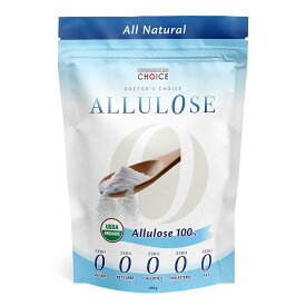 アルロース 希少糖 甘味料【ドクターズチョイス】オーガニックアルロースパウダー 砂糖代替 糖質制限 糖質オフ コーヒー 紅茶 お菓子作り パン作り 料理 パウダー 400g