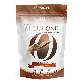 アルロース 希少糖 甘味料【ドクターズチョイス】ブラウンアルロースパウダー 黒糖風味 砂糖代替 糖質制限 糖質オフ コーヒー お菓子作り 料理 パウダー 400g