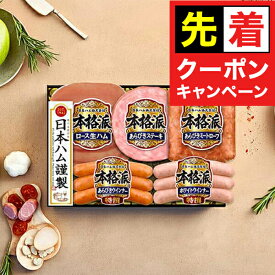 【お買い物マラソン★先着クーポン】【予約】【2025年11月20日以降発送】お歳暮 2025 ハム ギフト セット ロースハム 送料無料 日本ハム {NH-32 本格派}『NHH』 日本ハムギフト 冬ギフト お年賀 御年賀 プレゼント 贈り物 食品ギフト 御歳暮