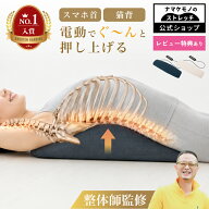 電動ストレッチポール「ナマケモノのストレッチ」自動 寝ながら使える 肩 首 腰 スマホ首 ストレートネッ…