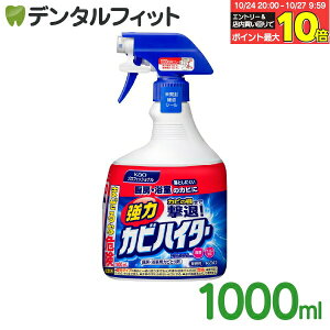 【★エントリーと店内3点購入でP10倍(10/24 20:00-10/27 9:59迄)】強力カビハイター 業務用 スプレー付き 1本 1000ml 塩素系洗浄剤 花王 KAO 業務用 業務用 厨房 浴室 除菌 消臭 洗浄 KAOプロフェッショ