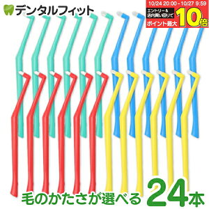 【★エントリーと店内3点購入でP10倍(10/24 20:00-10/27 9:59迄)】歯ブラシ ワンタフト プラウト (Plaut) 24本セット S(ソフト)/MS(ミディアムソフト)/M(ミディアム) オーラルケア PBT 国産 日本製 【送料