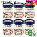 牙線｜こども専用フロス FLOSSY!(フロッシー) 6箱セット(60本入/箱) こどもデン…