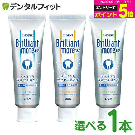 口腔清潔｜ブリリアントモア W 90g