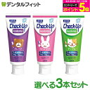 牙膏｜歯磨き粉 子供 チェックアップ kodomo フッ素950ppmF 3本セット(60g/本) …