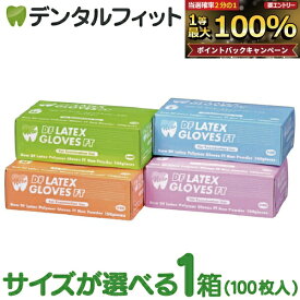 【★ポイント5倍 9/18 0:00-23:59】New DF ポリマーラテックスグローブFT ノンパウダー 1箱(100枚入)