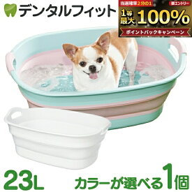 【★ポイント5倍 10/14 20:00-10/17 9:59】ソフトタブ ワイド 1個 伊勢藤 容量23L 折りたたみ式ペットバス ワンちゃんのお風呂 コンパクトに収納可能 便利な水抜き栓付き 水遊びや洗濯カゴ・買い物用バスケット・おもちゃ入れ等にも使用可能