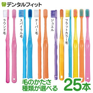 Ci PRO FOUR 歯ブラシ or CiPRO AD ジュエル 超先細+フラット毛 25本 プロフォー (ラウンド毛・スパイラルツイン毛・テーパー毛・フラットカラー)(メール便1点まで)【メール便選択で送料無料】