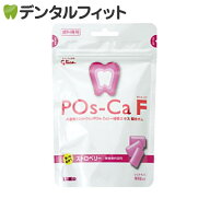 キシリトールガム 歯科専用 Pos-Ca(ポスカ) F ストロベリー パウチタイプ100g