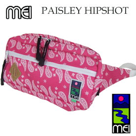 MEI　PAYSLEY HIPSHOT PINK / メイ・エムイーアイ ペイズリー ヒップショット ピンク [ペイズリー柄が個性的なウエストパック] 【送料無料 あす楽対応】