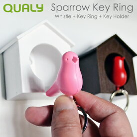 QUALY Sparrow Key Ring / クオリー スパローキーリング [スパロー 小鳥をモチーフにした防犯アイテムにもなるキーホルダー スパロウ] 【あす楽対応】 売れ筋