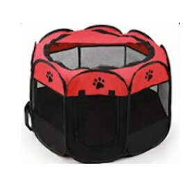 【折りたたみ ペットサークル SMLサイズ】 6色 635g~1200g ｜ 工具不要＆さっと組立 ｜ 猫トイレ 掃除 来客時 スペース確保に キャリーが苦手な子へ 豪雨・台風時 メッシュ素材 ゲージ 室内犬 猫 うさぎ 移動や避難にも便利