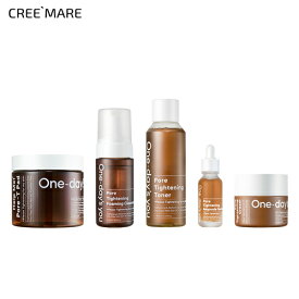 【送料無料】[ワンデイズユー] ポアライン5種セット・50023 コスメ cosme 【SKINCARE】onedaysyou セット set プレゼント スキンケア パッド クレンザー 洗顔 トナー 化粧水 セラム 美容液 クリーム 韓国 韓国コスメ ワンデイズユー ギフト 母の日