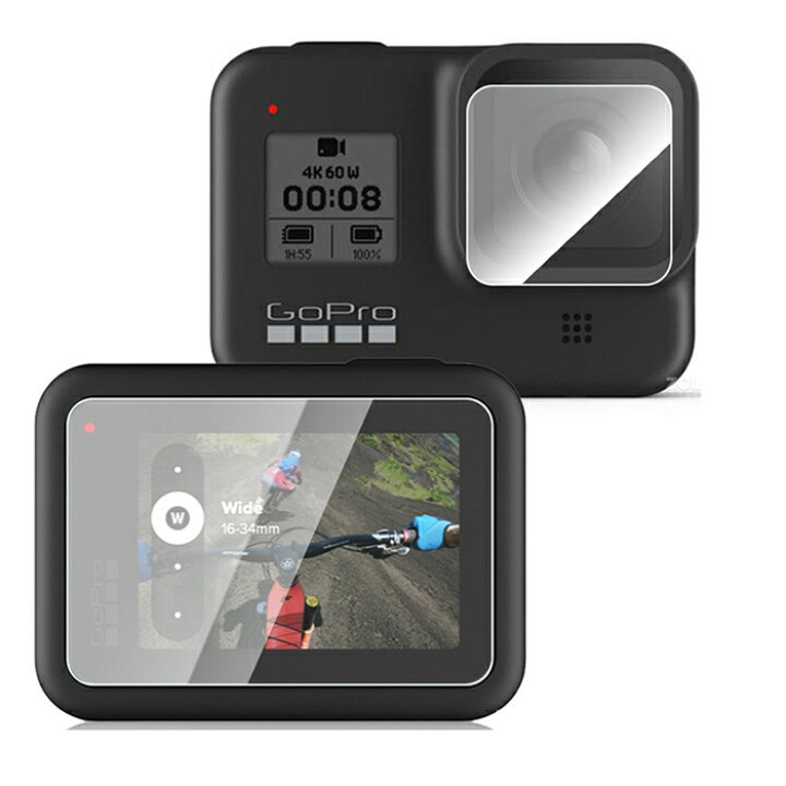 楽天市場】GoPro HERO8 ガラスフィルム GoPro8 Black 強化ガラス 保護 