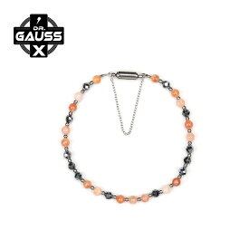Dr.ガウスX＜Solaris／ソラリス＞ カーネリアン 7月誕生石 管理医療機器 腕用磁気アクセサリー メンズ こり 血行改善 医療機器認証 日本製 ビジネス 健康アクセサリー ギフト プレゼント 母の日 父の日 誕生日 おしゃれ シンプル スーツ対応 スタイリッシュ ユニセックス