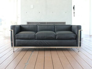 【在庫あり】ル・コルビジェ LC2ソファ 三人掛け PUレザー 高品質 リプロダクト 高級感 デザイナーズ家具