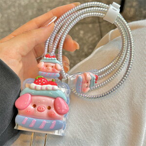 USB-C 電源アダプタ カバー 充電器プロテクター ケーブルプロテクター 充電器カバー 収納ケース ケーブル保護カバー コードクリップ 折り防止 USBケーブルカバー 断線防止 データラインプロ