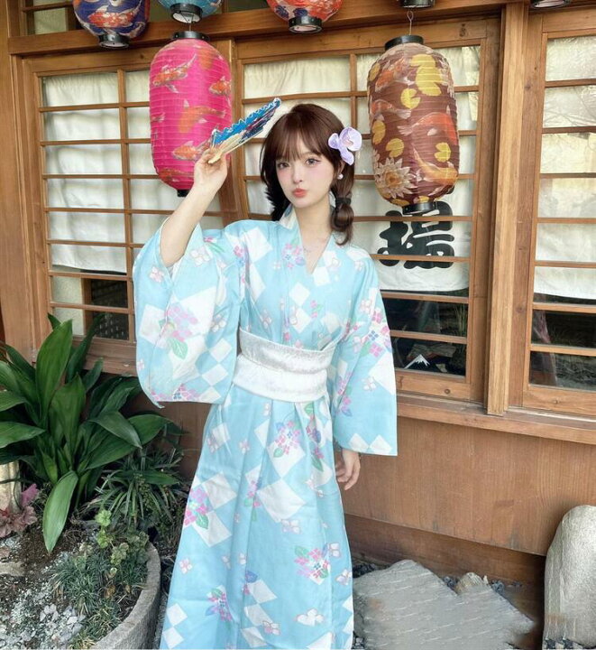 楽天市場】浴衣 セット レディース 小紋 着物 桜 桜柄 花柄 浴衣セット 