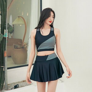 フィットネス 水着 レディース 体型カバー 2点セット 上下セット フィットネス水着 セパレート 大人 20代 30代 大きいサイズ 水泳 スイムウェア スイミング ジム インナーパンツ付き 運動風