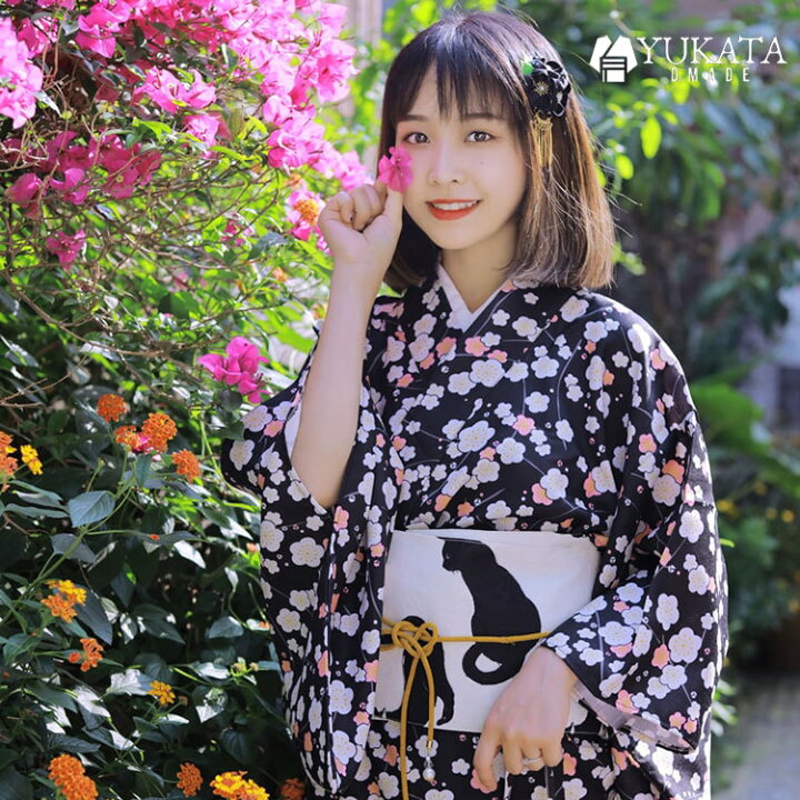 楽天市場】浴衣 レディース 小紋 花柄 梅花 花火大会 夏祭り 夏 秋 冬 