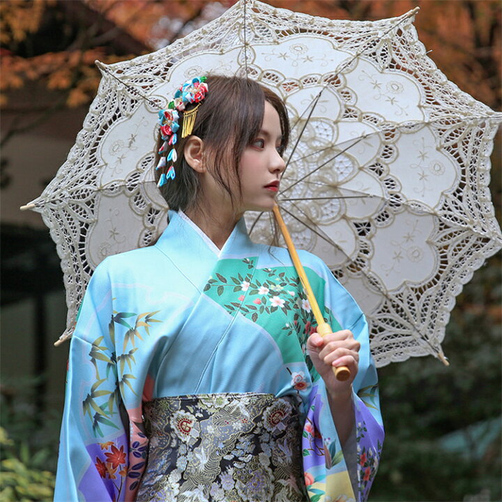 楽天市場】浴衣 レディース 花柄 花火大会 夏祭り 8点セット ゆかた 