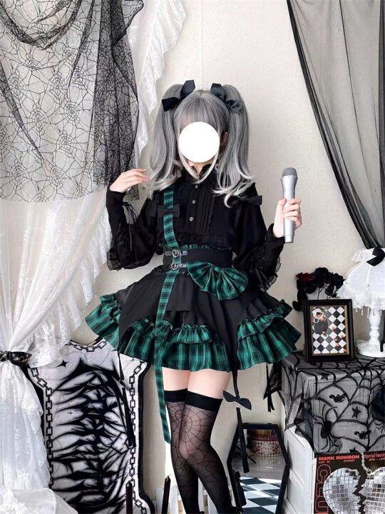 楽天市場】ゴスロリ ファッション アイドル衣装 3色 スカート チェック  