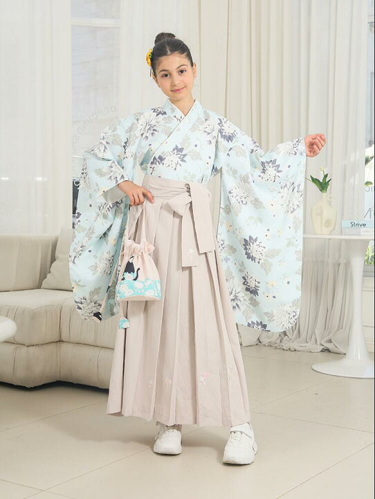 楽天市場】卒業式 袴 セット 女の子 レトロ 行灯袴 卒業式 花柄 袴