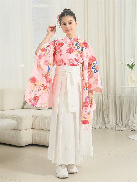 楽天市場】卒業式 袴 はかま セット 4点セット 女の子 花柄 袴セット 