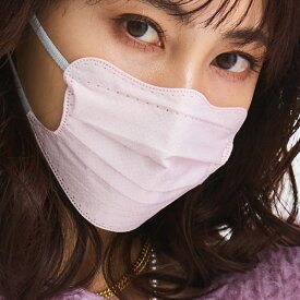 【お買い物マラソン期間限定！30％OFF！】【公式】D.masque［ピンクベージュ × ライトグレー］5枚入り】不織布マスク