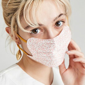 【お買い物マラソン期間限定！10％OFF！】【公式】D.masque［ピンクフラワー × アッシュブラウン］5枚入り