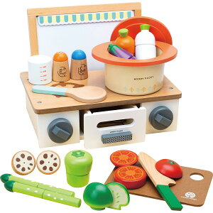 ウッディプッディ 磁石のおままごと やさいとキッチンセット GF21-0010 ベビー・子供用品 子供用品 子供玩具
